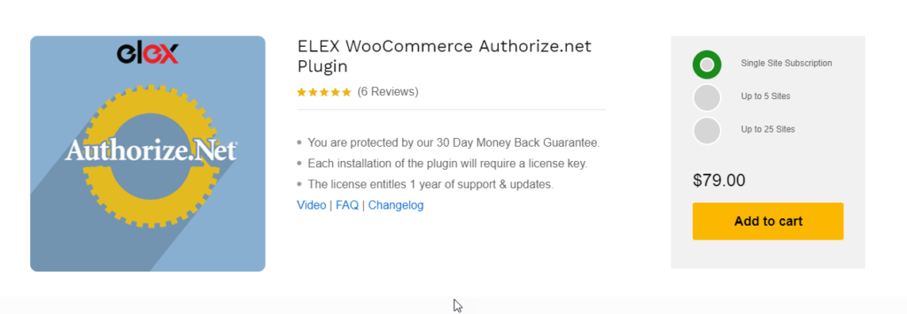 elex-woocommerce authorize.net