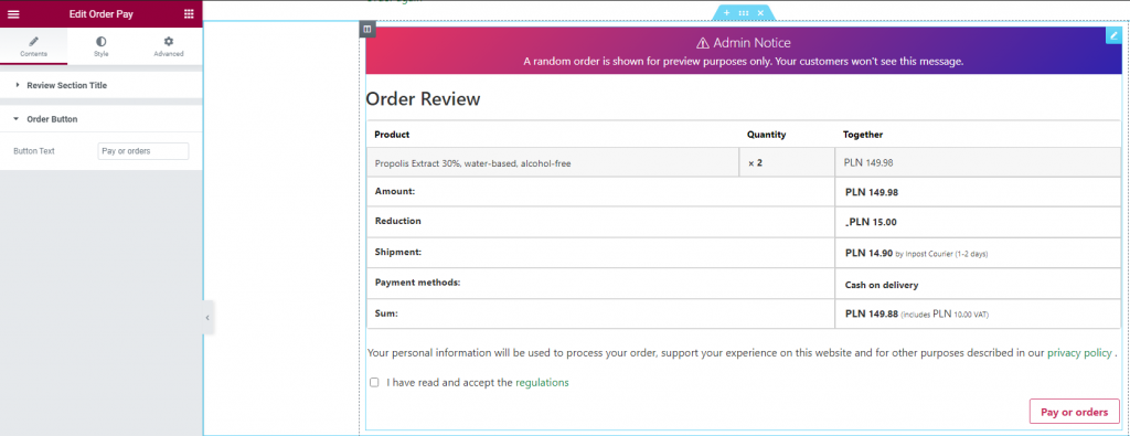 How to customize the WooCommerce checkout page with CoDesigner