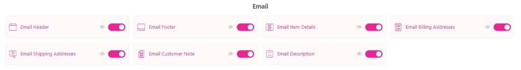 WC Designer email widgets to design WooCommerce email templates