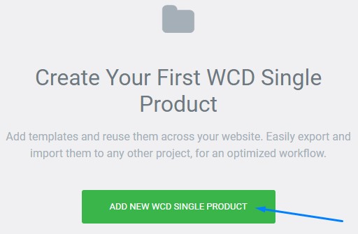 Click on Add New WCD Single Product