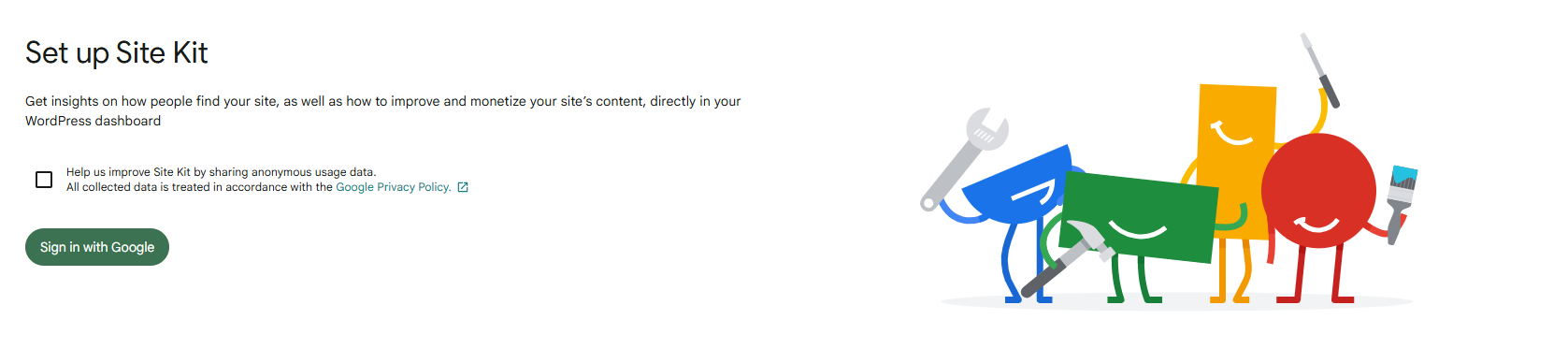 site kit by google analytics