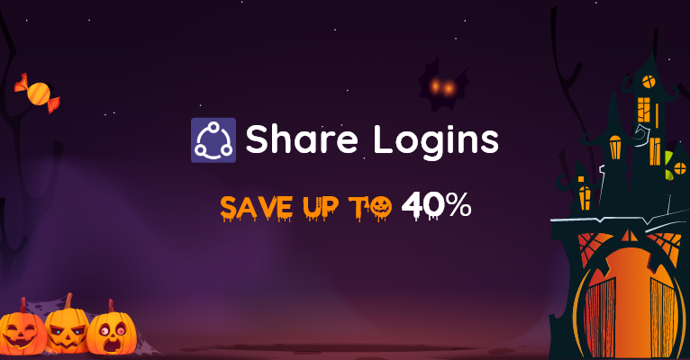 Share Logins Halloween Deal