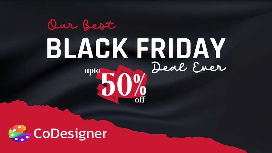 CoDesigner Black Friday and Cyber Monday deal