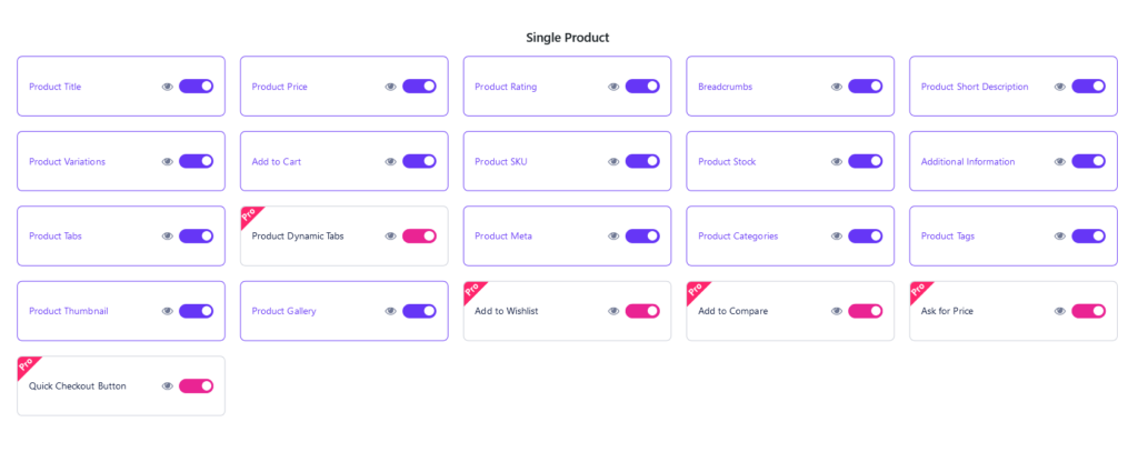 Free single product widgets by CoDesigner
