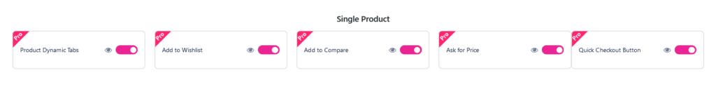 Premium single product widgets by CoDesigner