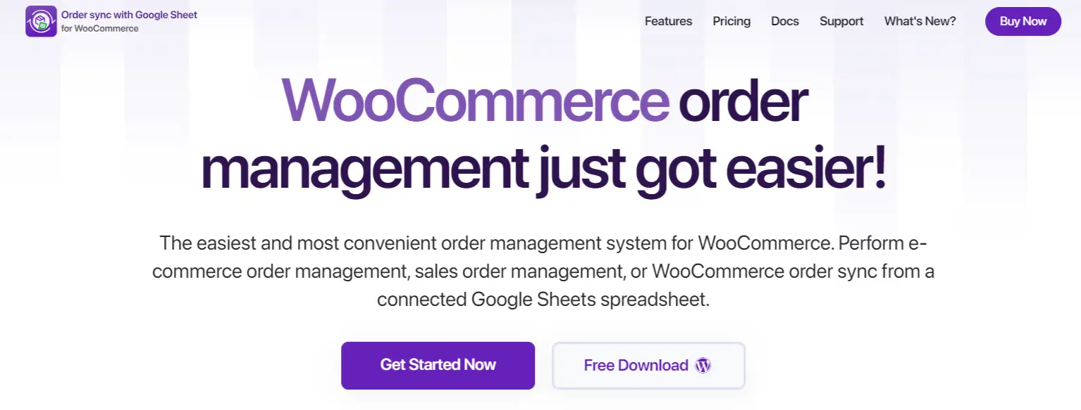 Order Sync with Google Sheets for WooCommerce