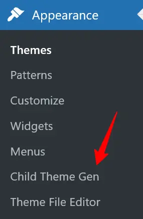 child-theme-settings