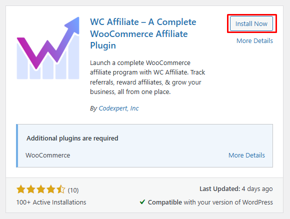 WC Affiliate Installation
