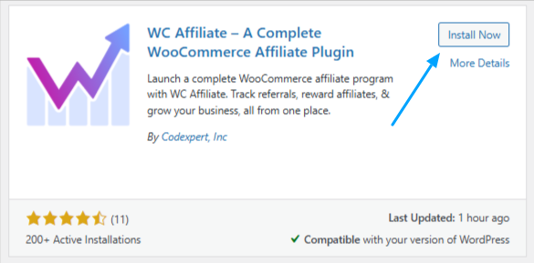install wc affiliate