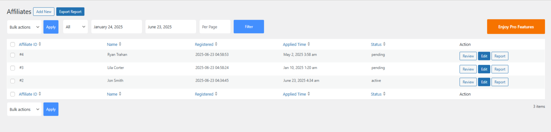 review affiliates