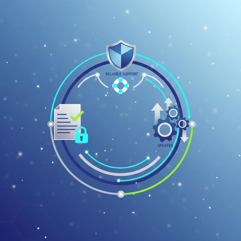 reliable support and updates regularly