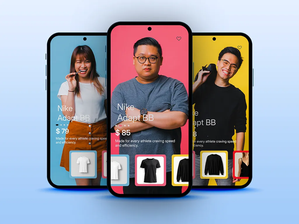 typography and color in ecommerce store